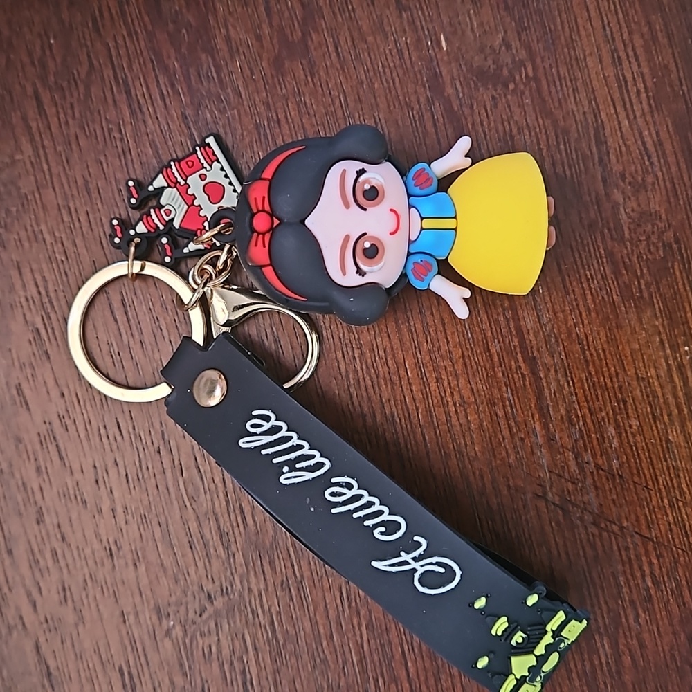 ALICE IN THE WONDERLAND KEYRING AND BAG CHARM HOLDER